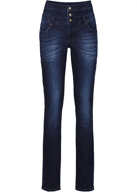 Skinny Jeans High Waist in blau - bonprix