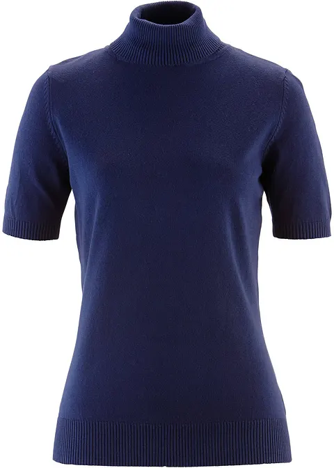 Pullover in blau von vorne - bonprix