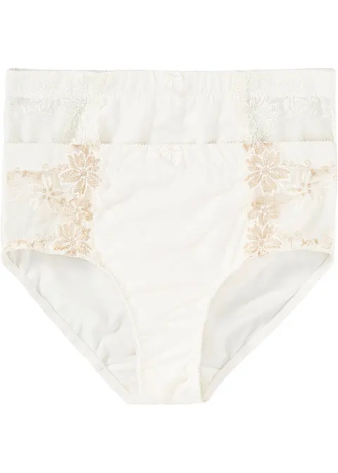 Formslip (2er Pack) in beige von vorne - bonprix