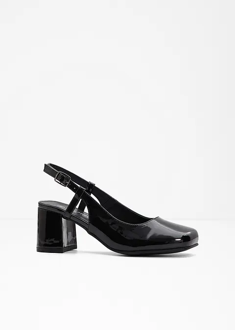Sling Pumps in schwarz - bonprix