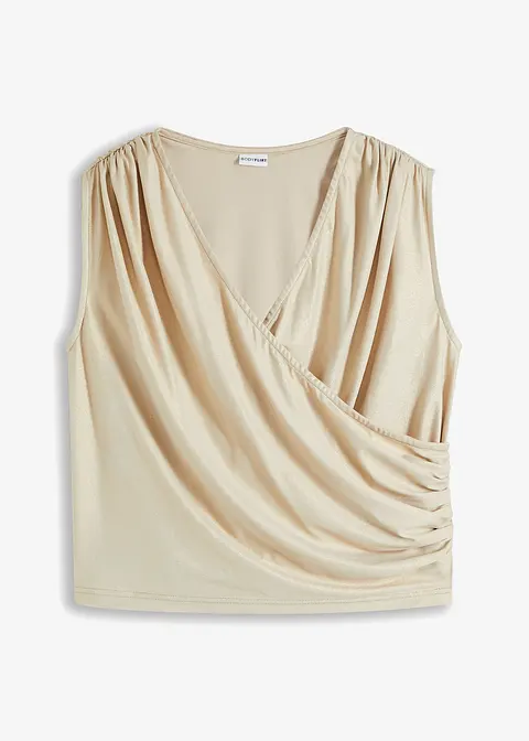 Top in gold von vorne - BODYFLIRT