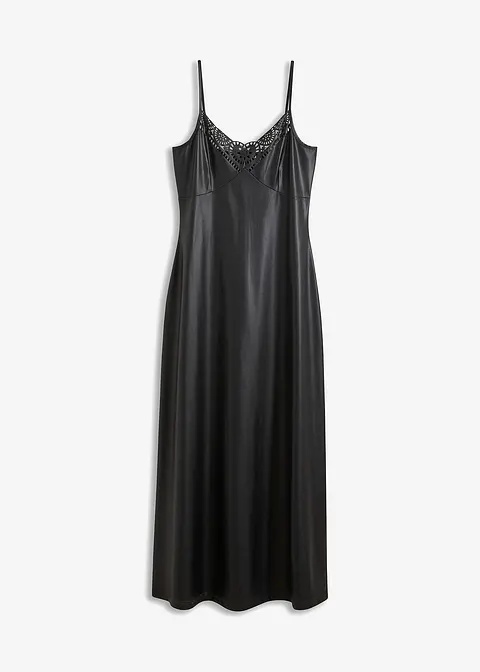 Kleid in schwarz von vorne - bonprix