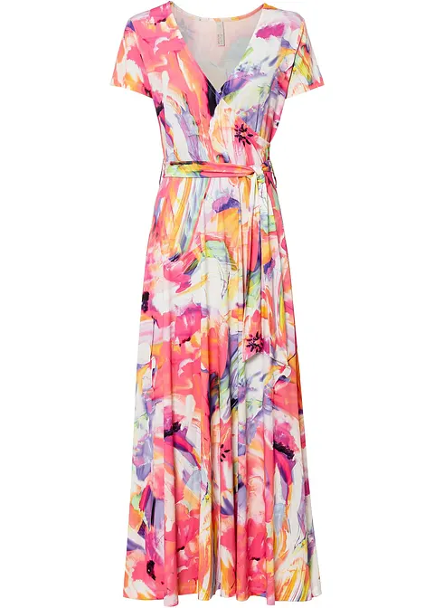 Maxikleid in pink von vorne - bonprix
