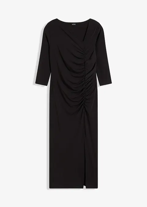 Kleid in schwarz von vorne - bonprix