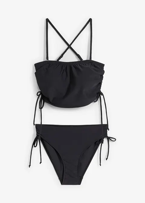 Bikini (2-tlg.Set) in schwarz von vorne - bonprix