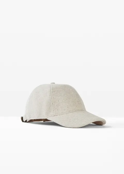 Cap in beige von vorne - bonprix