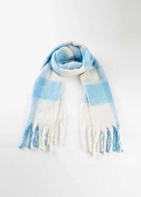 Schal in blau von vorne - bonprix