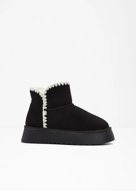 Plateau-Boots in schwarz - bonprix