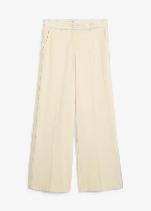Smoking-Hose in beige von vorne - bonprix