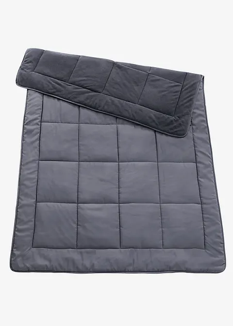 Bettdecke Polar Fleece in grau - bonprix