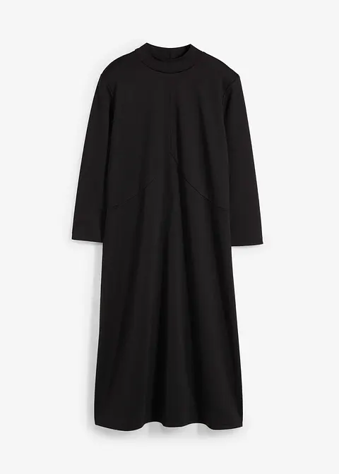 Jerseykleid aus Punto di Roma in schwarz von vorne - bonprix