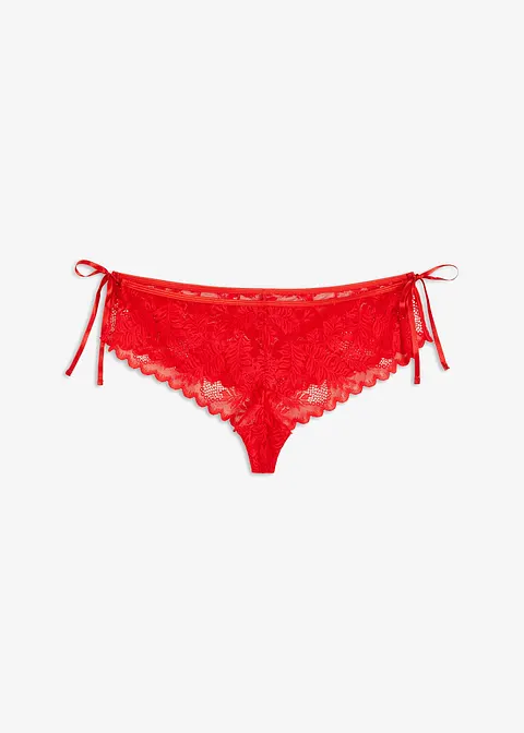 String Panty in rot von vorne - bonprix