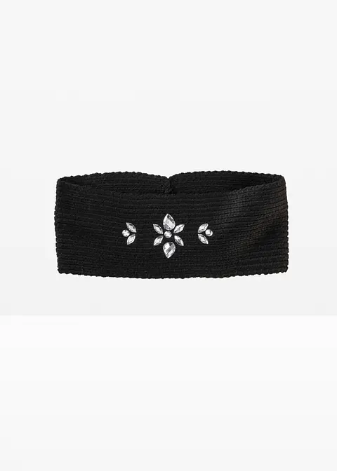 Stirnband in schwarz von vorne - bonprix