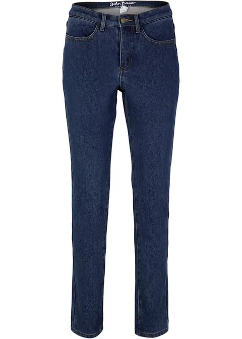 Thermojeans, Super-Kuschel, Slim in blau - bonprix