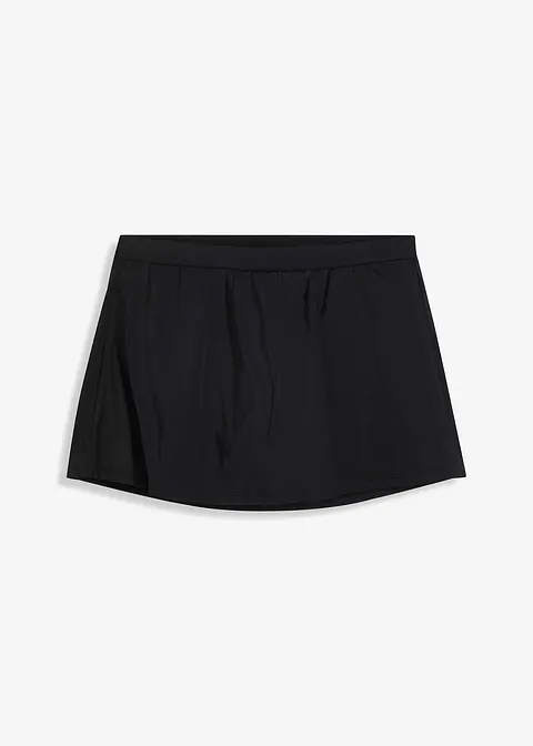 Baderock mit Innenslip in schwarz von vorne - bonprix