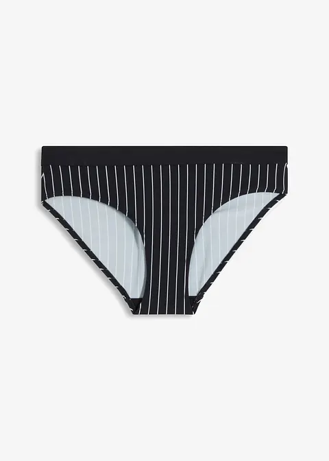 Bikinihose in schwarz von vorne - bonprix