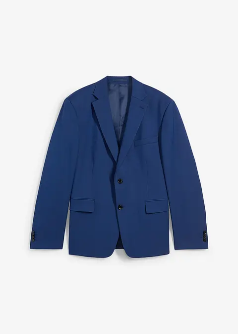 Baukasten-Sakko mit Stretchanteil, Regular Fit in blau von vorne - bonprix