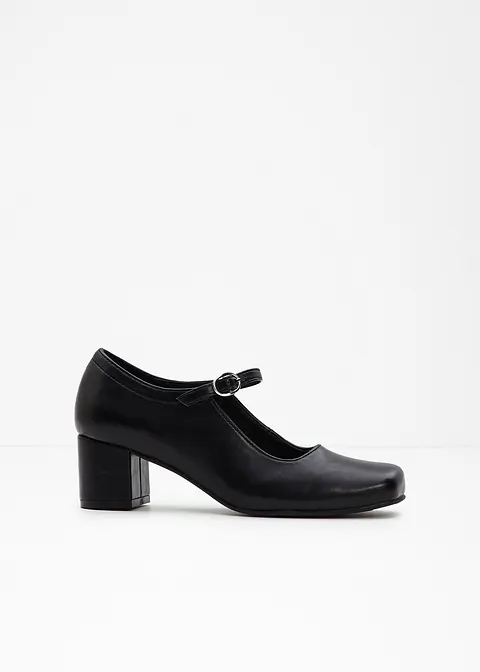 Spangenpumps in schwarz - bonprix