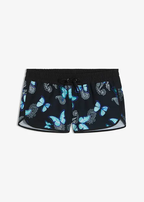 Strandshorts in schwarz von vorne - bonprix