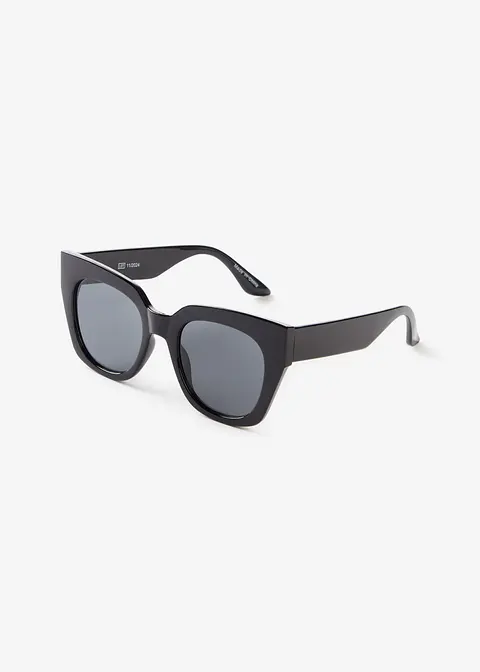 Sonnenbrille in schwarz von vorne - bonprix