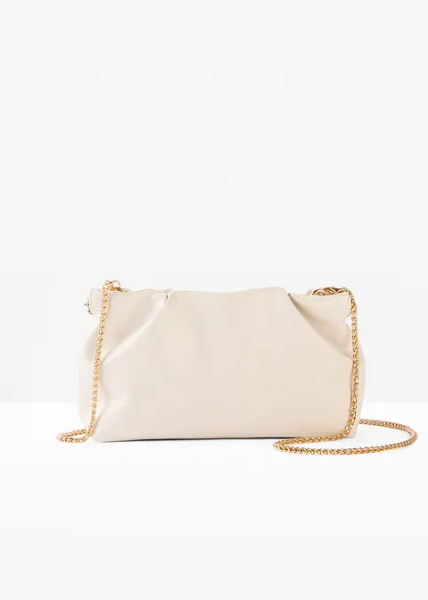 Clutch in beige von vorne - bonprix