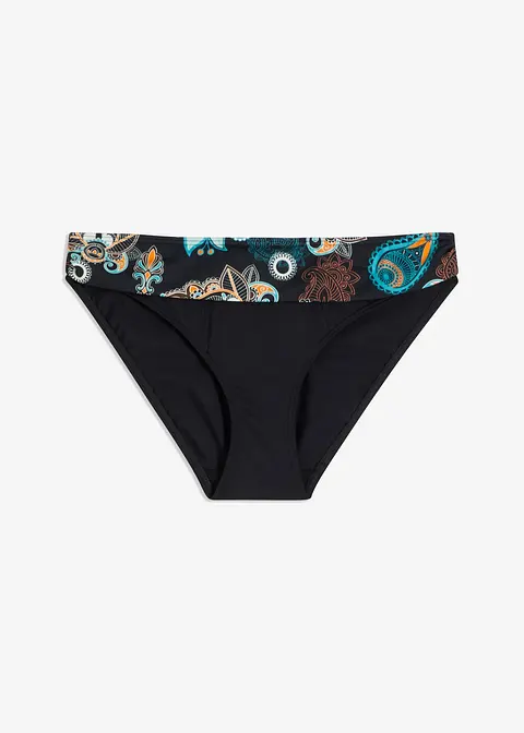 Bikinihose in schwarz von vorne - bonprix