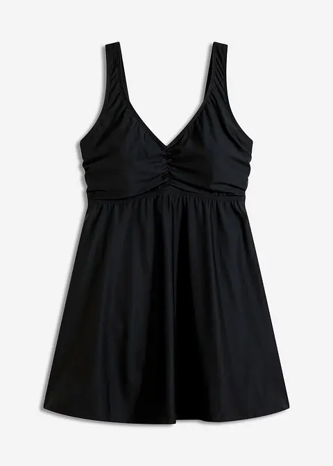 Light Shape-Badekleid in schwarz von vorne - bonprix