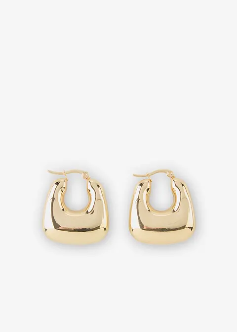Creolen in gold von vorne - bonprix