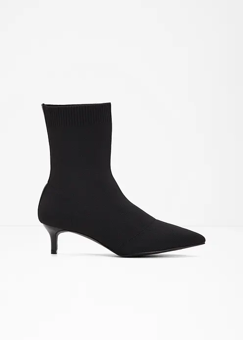 Stiefeletten in schwarz - bonprix