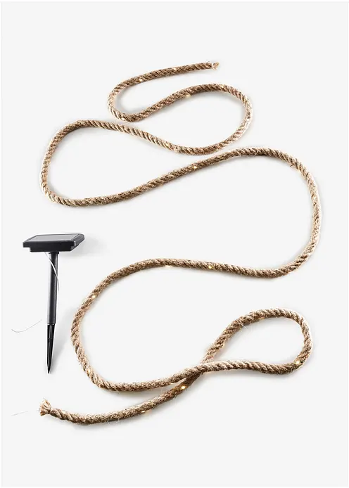 Solar Lichterkette Seil in beige - bonprix