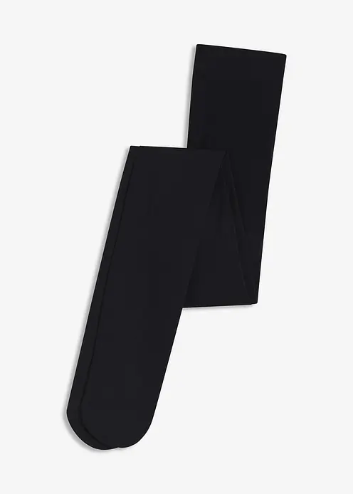 Formende Strumpfhose mit Push Up Effekt 80den in schwarz von vorne - bonprix