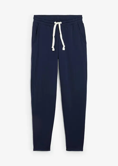 Sweathose mit Bequembund in blau von vorne - bonprix