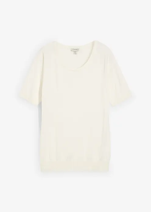 Pullover in weiß von vorne - bonprix