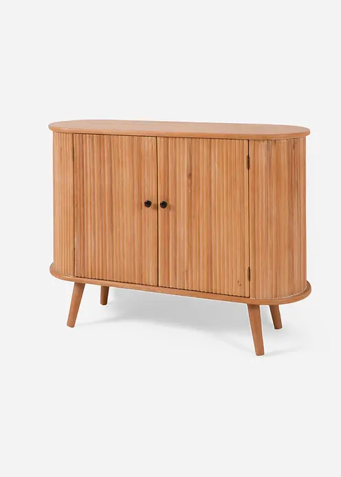 Sideboard halbrund in beige von vorne - bonprix