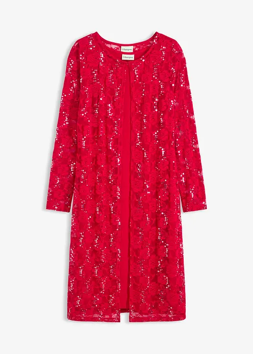 elegantes Kleid mit Spitzenjacke im Set Damen bonprix