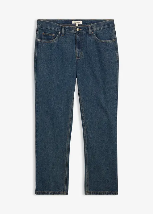 Regular Fit Jeans, Straight in blau von vorne - bonprix