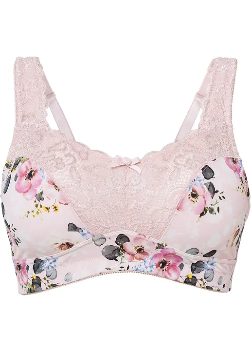 Minimizer BH ohne Bügel in rosa von vorne - bonprix