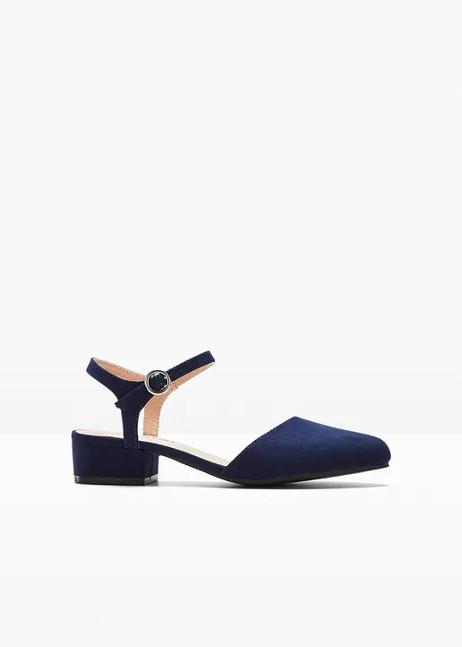 Sling Pumps in blau von vorne - bonprix