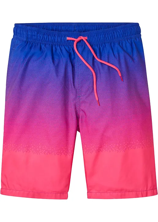 Badeshorts Herren in blau von vorne - bonprix