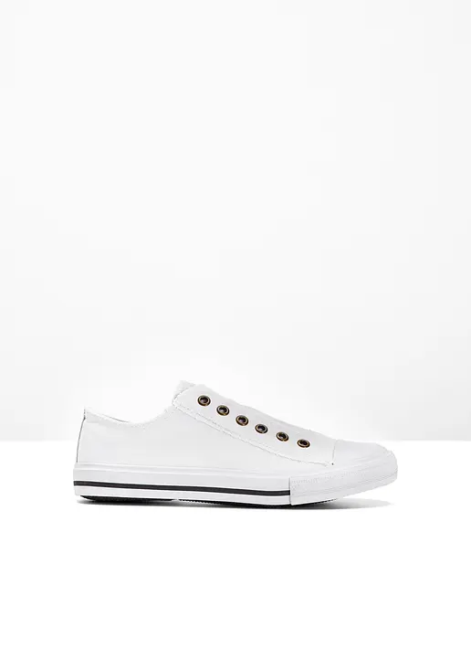 Sneaker in weiß - bonprix
