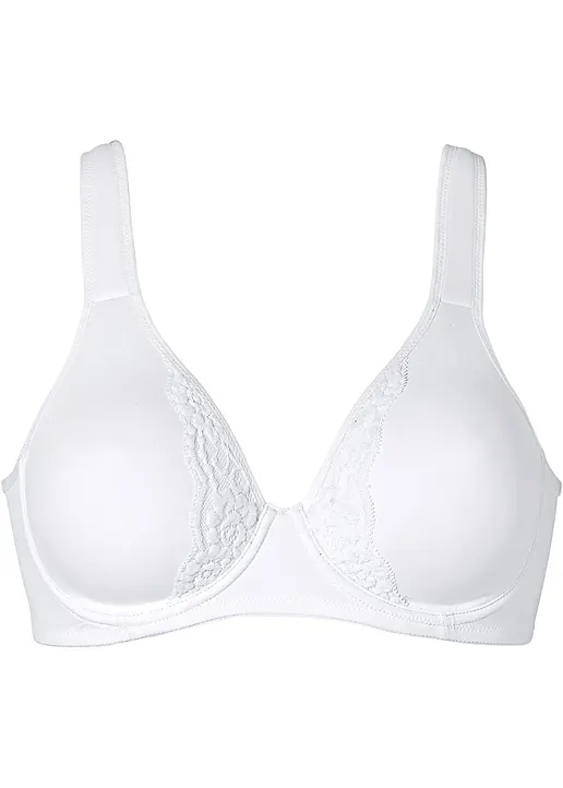 Minimizer BH mit Bügel in weiß von vorne - bonprix