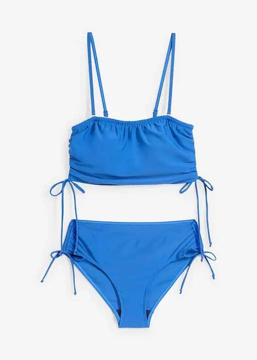 Bikini (2-tlg.Set) in blau von vorne - bonprix