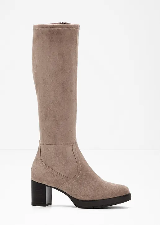 Jana Stretchstiefel in bequemer Weite in braun - Jana