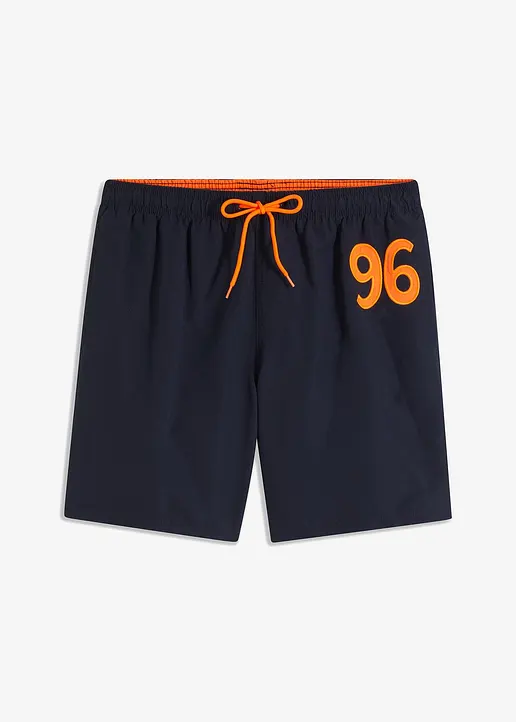 Badeshorts Herren in blau von vorne - bonprix