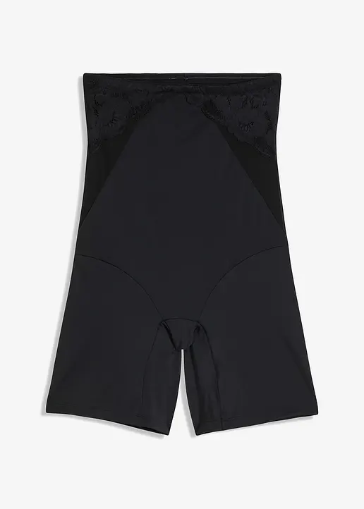 Medium Shape Radler Highwaist in schwarz von vorne - bonprix