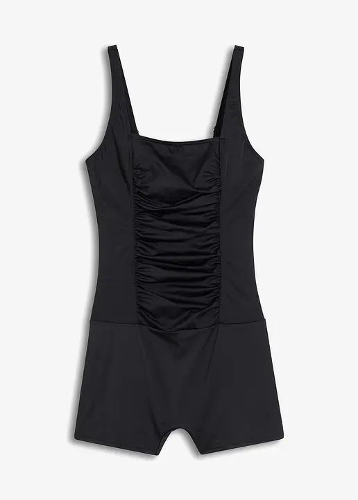 Badeanzug in schwarz von vorne - bonprix