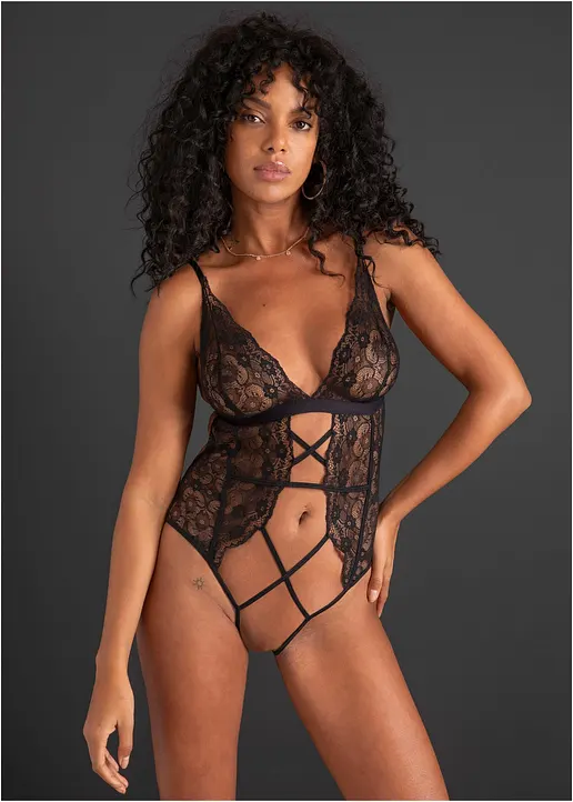 Body ouvert in schwarz (Totalaufnahme) - VENUS
