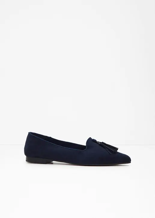 Loafer in blau - bonprix