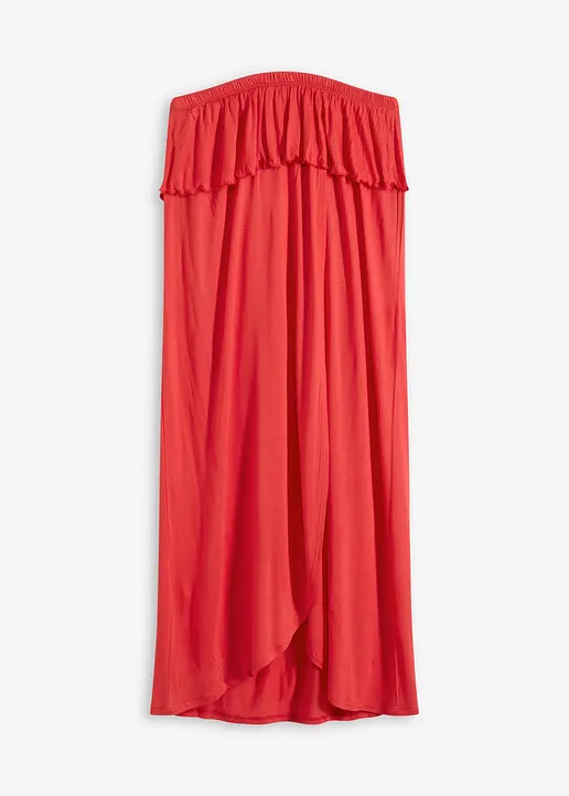 Strandkleid aus Viskose in rot von vorne - bonprix