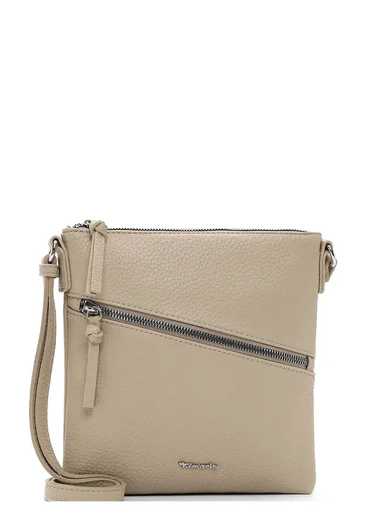 Tamaris Umhängetasche in beige von vorne - Tamaris